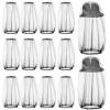 Funtery 12 Pcs Mosquito Head Mesh Face Fly Netting Hood Protecting Sun Fishing Hat with Net for Men Women(Gray) view 1