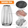 Funtery 12 Pcs Mosquito Head Mesh Face Fly Netting Hood Protecting Sun Fishing Hat with Net for Men Women(Gray) view 3