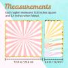 Party Paper Napkins, Pastel Scalloped Edge with Gold Foil Luncheon Napkins, 6 Colors, 3-Ply, 100-Sheets, 6.5 x 6.5 Inches view 4