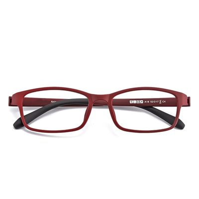 FREAZE Eye Protection Reading Glasses Light Weight TR Eyeglasses Stylish Simple Readers Magnification Negative Ion Frame Women (Color : Red, Size : 2.5x)