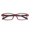 FREAZE Eye Protection Reading Glasses Light Weight TR Eyeglasses Stylish Simple Readers Magnification Negative Ion Frame Women (Color : Red, Size : 2.5x) view 1