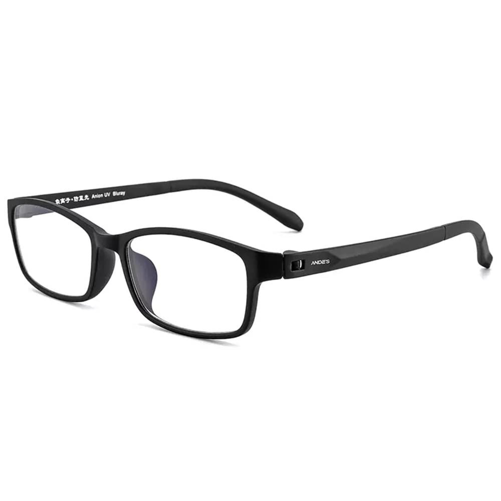 FREAZE Eye Protection Reading Glasses Light Weight TR Eyeglasses Stylish Simple Readers Magnification Negative Ion Frame Women (Color : Black, Size : 0.5x)