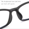 FREAZE Eye Protection Reading Glasses Light Weight TR Eyeglasses Stylish Simple Readers Magnification Negative Ion Frame Women (Color : Black, Size : 0.5x) view 3