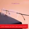 FREAZE Light Weight Readers Rimless Eyewear Photochromic Reading Glasses Screwless Eyeglasses Slim Temples For Unisex +1.75 (Color : Red, Size : 3.0x) view 4
