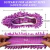 4 Pairs (8 Pieces) Mop Slippers Shoes Cover Dust Duster,Multi Function Reusable Microfiber Dust Mops,Floor Cleaning Shoes for Bathroom,Office,Kitchen,House Polishing Cleaning view 2
