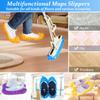 4 Pairs (8 Pieces) Mop Slippers Shoes Cover Dust Duster,Multi Function Reusable Microfiber Dust Mops,Floor Cleaning Shoes for Bathroom,Office,Kitchen,House Polishing Cleaning view 4