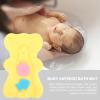 SOLUSTRE 1set Bath Mat Soft and Non- Bath Sponge for Newborns Thick Cushion for Safe Bathing Supports and Neck for view 3