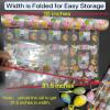 shareluck 31.5 x 50ft Easter Cellophane Wrap - Easter Cello Wrapping paper to Wrap Gift Basket, Treat-Bunny Design & Eggs Cellophane. (31.5 fold into 16) view 3