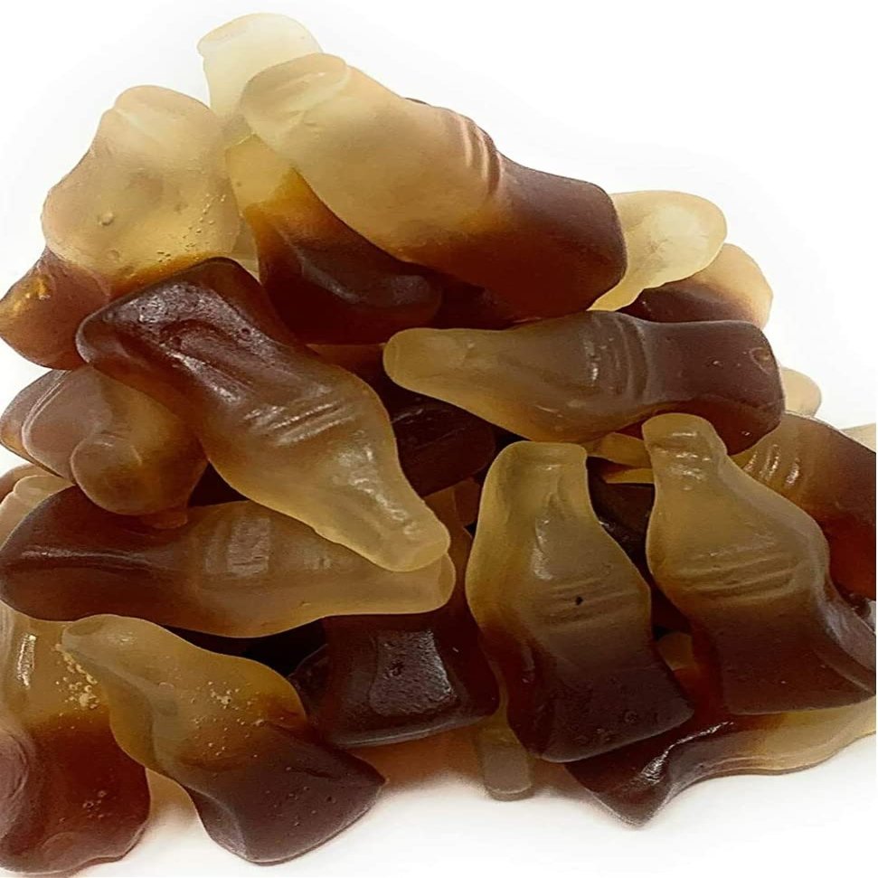 Bayside Candy Gummy Collection - Gummi Collection Gummy Cola Bottles/Happy Cola Bottles (1, Pounds)