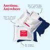 Whole-Body Deodorant Wipes for Men & Women- Body Wipes for Sweat & Odor Control, Use for On-the-Go Cleansing, Gym Sessions, Travel, or Rinse-Free Shower Alternative - Aqua Scent, Pack of 1 view 3