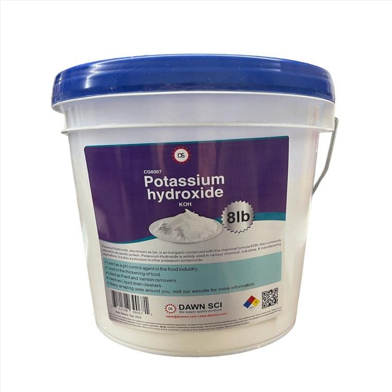 Potassium Hydroxide Flakes 8 LB/Caustic Potash Flakes