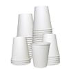 EcoQuality Disposable White Paper Cups 8 oz Hot Drink Disposable Coffee Cups, Recyclable, Compostable, Great for Office, Breakrooms, Restaurants, Coffee Shops, Tea Shops, Latte, Chai (300) view 1