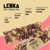 Lenka Bars - Cranberry Chocolate Snack Bars, Gluten Free, High Fiber, Kosher, Wholesome, No Artificial Flavors, Individually Wrapped - 12 Pack view 4