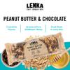 Lenka Bars - Peanut Butter & Chocolate Snack Bars, Gluten Free, High Fiber, Kosher, Wholesome, No Artificial Flavors, Individually Wrapped - 12 Pack view 3