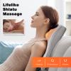 Boriwat Neck and Shoulder Massager with Heat, Shiatsu Massage Pillow with 3D Deep Tissue Kneading for Back Legs Foot Body Pain Relief,at Home Office Car, Gift for Mom & Dad view 4