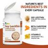 Allbe Soy Lecithin Softgels, 500mg Lecithin with 4mg Beta-Carotene and 50IU Vitamin E Supplement, 4 Packs of 60 Antioxidant & Liver Function Support Capsules, Serving Size: 1 Softgel, 120 Days Supply view 3