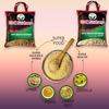 HDC Siridhanya Unpolished and Organic 5 Positive Millets (Kodo, Little, Barnyard, Foxtail and Browntop) Origin from India Unpolished and organic total 5.5lb(pounds) each 1.1pound bag view 3