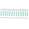 Fdit L Shaped Interdental Brush, 25 Pieces, Push Pull Design, Soft Bristles, ABS Material, Compact and Portable for Oral Care view 1