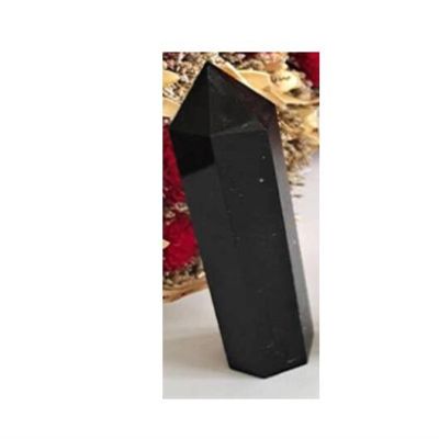 1PC Natural Crystal Column Quartz Rock Mineral Specimen Crystal Point Quartz Rainbow Wand Home Decor Stone,Obsidian,70-80mm