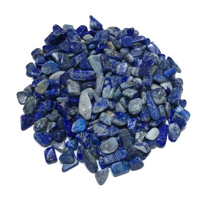100g Natural Blue Lapis Lazuli Quartz Crystal Polished Gravel Specimen Natural Stones and Minerals Fish Tank Stones,100g30-50mm