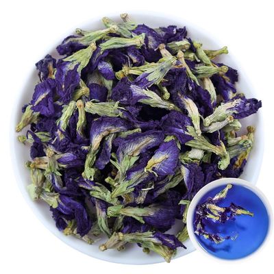 100% Butterfly Pea Flower 1.41oz Fresh, Non GMO Dried Blue Flowers Large Petals, Ultraviolet Blueberry Butterfly-Pea Loose Leaf Herbs, Pure Dry Clitoria Ternatea Blossom