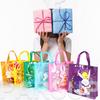 12PCS Happy Easter Egg Hunt Bags Easter Bunny Carrot Chick Egg Gift Bags with Handles, Easter Treat Bags, Easter Party Supplies , 13" 13"  4" view 4