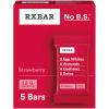 RXBAR Protein Bars, 12g Protein, Gluten Free Snacks, Strawberry, 9.1oz Box (5 Bars) view 1
