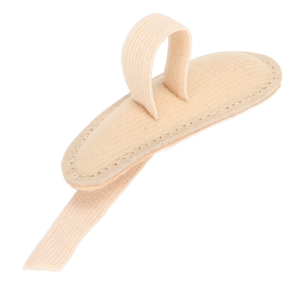 Toe Buttress Pad, Toe Cushion Perfect Fit Soft Easy Adjusting Good Correction for Sleeping (Left)