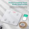FITINDEX Smart Scale and Tape Measure, Digital Bathroom Scale & Body Tape Measure Sync with APP, Bluetooth Weighing Machine, Body Composition Analyzer, for Health Care view 2