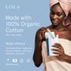 LOLA Organic Cotton Tampons, 60 Count - Tampons Regular, Period Feminine Hygiene Products, HSA FSA Approved Products Feminine Care view 3