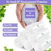 3 Gallon 180pcs Small Clear Trash Bags(Fit 2.6-3.2 Gal) Plastic Strong Clear Garbage Bags,Bathroom Trash Can Bin Liners,Waste Basket Liner,Fit 10-13 Liter, 2.5-2.6 Gallon,3.2Gallon(3-Clear180) view 4