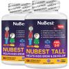 NuBest Tall Kids - Toddlers Vitamins and Kids Vitamins for Age 2 to 9 - Support Bone Strength, Overall Health and Immunity - Animal Shapes - 180 Chewable Berry Tablets | Pack 2 view 1