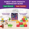 NuBest Tall Kids - Toddlers Vitamins and Kids Vitamins for Age 2 to 9 - Support Bone Strength, Overall Health and Immunity - Animal Shapes - 180 Chewable Berry Tablets | Pack 2 view 2