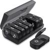 AUVON XL Weekly Pill Organizer 2 Times a Day, Pill Box 7 Day with One-Side Large Openings for Easy to Use, Black Privacy Protection AM PM Pill Case for Medication, Vitamins, Fish Oils, Supplements view 1