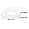 12 Pairs Stick on Anti-Slip Adhesive Eyeglass Nose Pads for Sunglasses Reading Glasses Soft Silicone Nose Cushions Glasses Replacement Nose Pads view 3
