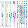 Bokon 300 Pcs Toothbrush for Kids Individually Wrapped Children Soft Disposable Manual Toothbrush Bulk Panda Travel with Bristle Rubber Handle for School Daycare Oral Hygiene view 1