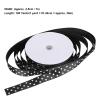 Satin Ribbon, 100 Yards 1in Polka Dot Printed Satin Ribbon for Gift Wrapping Crafts Wedding Decorations Floral Bouquets(Black) view 3