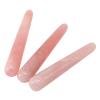 1PC Natural Rose Quartz Yoni Gemstone Crafts Stone Ornament Gifts view 2
