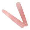1PC Natural Rose Quartz Yoni Gemstone Crafts Stone Ornament Gifts view 4