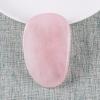1 Pcs Gua Sha Tool Natural Rose Quartz Skin,58x38x6 Mm view 1