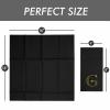 50-Pack Monogrammed Napkins Black With Pocket For Flatware, 16" x 16" Gold Foil Letter F Disposable Linen-Feel Napkins, Prefolded Silverware Pocket Napkins For wedding, Party Or Baby Shower view 3
