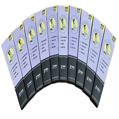 Blazy Susan Rolling Paper Cones Purple King Size (3 per pack) + RSV Scoop Card (10 Packs)