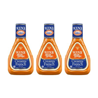 Ken's Steak House Creamy French Dressing (16 Ounce (Pack of 3))