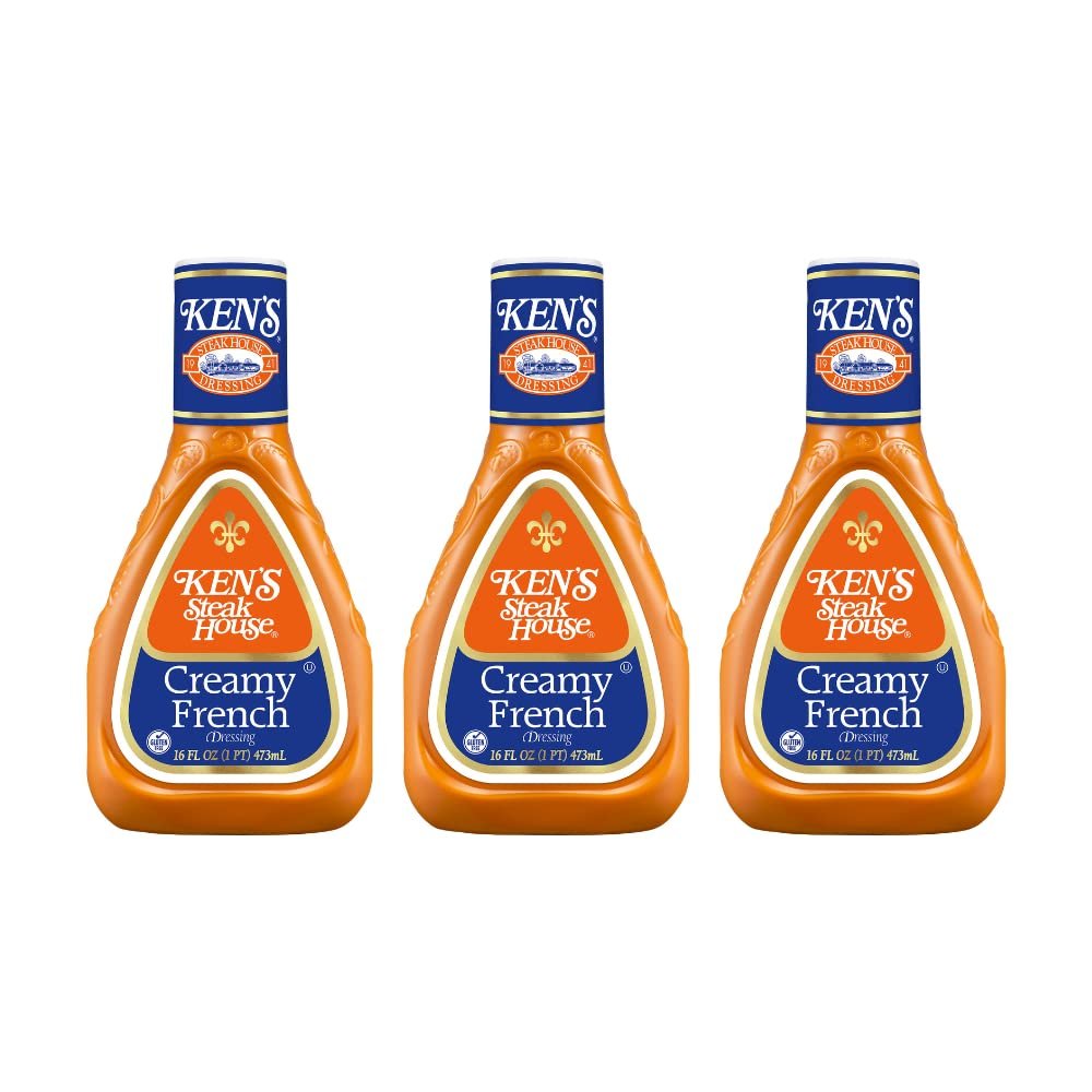 Ken's Steak House Creamy French Dressing (16 Ounce (Pack of 3))