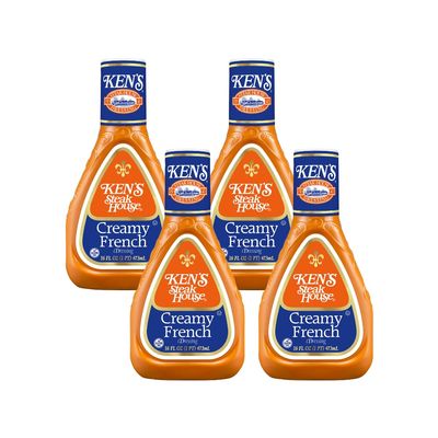 Ken's Steak House Creamy French Dressing (16 Ounce (Pack of 4))