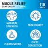 P Puregen Labs Mucus Relief 12 Hour Extended Release Guaifenesin 1200mg Maximum Strength | Value Size 110 Count | Chest Congestion Expectorant Tablets view 3