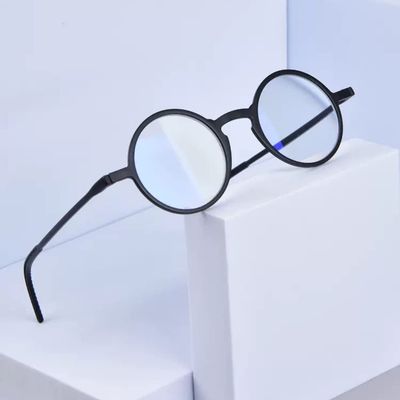 FREAZE Vintage Readers Ultra Thin Reading Glasses Round Eyeglasses Light Weight Portable Computer Eyewear For Men Women 2.0+ (Color : Black, Size : 2.0x)