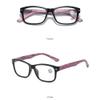 FREAZE Wooden Reading Glasses, Blue Light Proof Readers Eyeglasses With Striped Temples PC Frame For Men And Women 1.0x 2.0x (Color : Purple, Size : +2.0) view 2