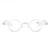 FREAZE Small Round Eyeglasses HD Readers Fashion Women Reading Glasses Blue Light Blocking Computer Eyewear Men Light Weight (Color : Clear, Size : 3.5X) view 1