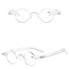 FREAZE Small Round Eyeglasses HD Readers Fashion Women Reading Glasses Blue Light Blocking Computer Eyewear Men Light Weight (Color : Clear, Size : 3.5X) view 2